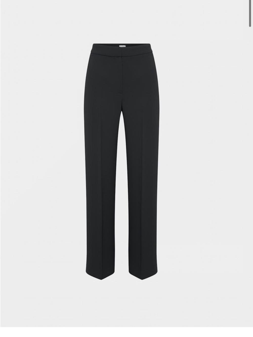 Aritzia Wilfred Black High-Rise Straight-Leg Trousers size 2